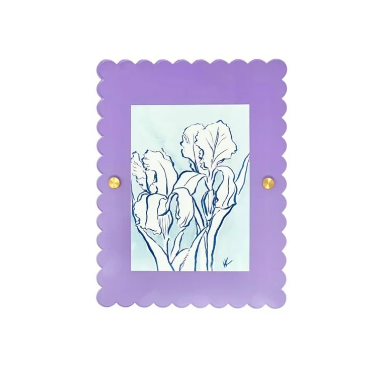 Современный настенный подвесной плавающий стол купить подарок Цветная Акриловая фоторамка для продажи