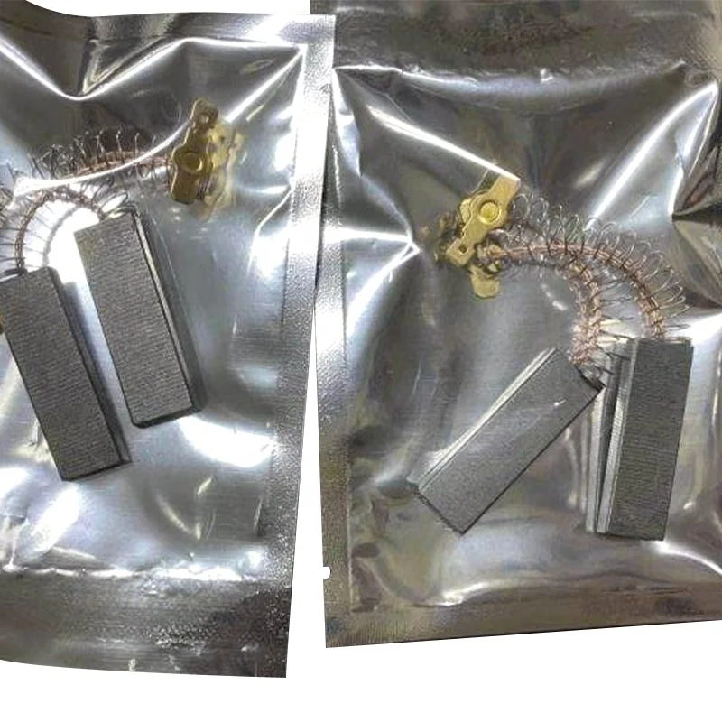 5x12.5x36mm Washer Washing Machine Motor Carbon Brushes/Carbon Brushes for Sumsung Washer Machine Aluminum foil packing brush