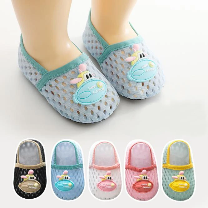 Children Summer Non slip Floor Socks Cartoon Design Baby Toddler Socks Shoes