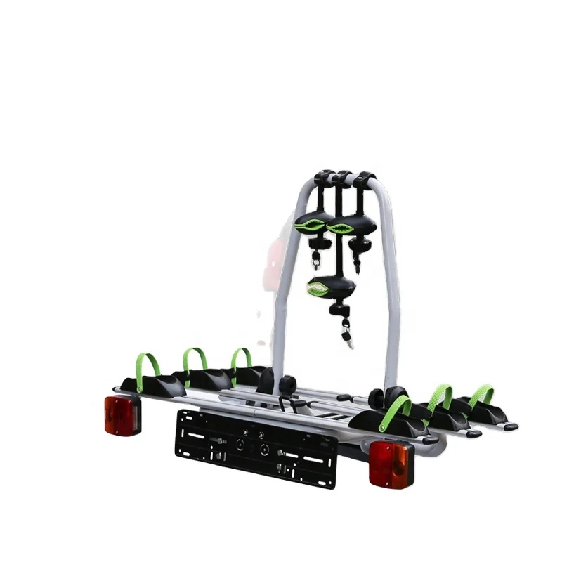 Treasurall TB010-d SUV 4 bikes rear tow bar install steel platform car  bike carrier rack