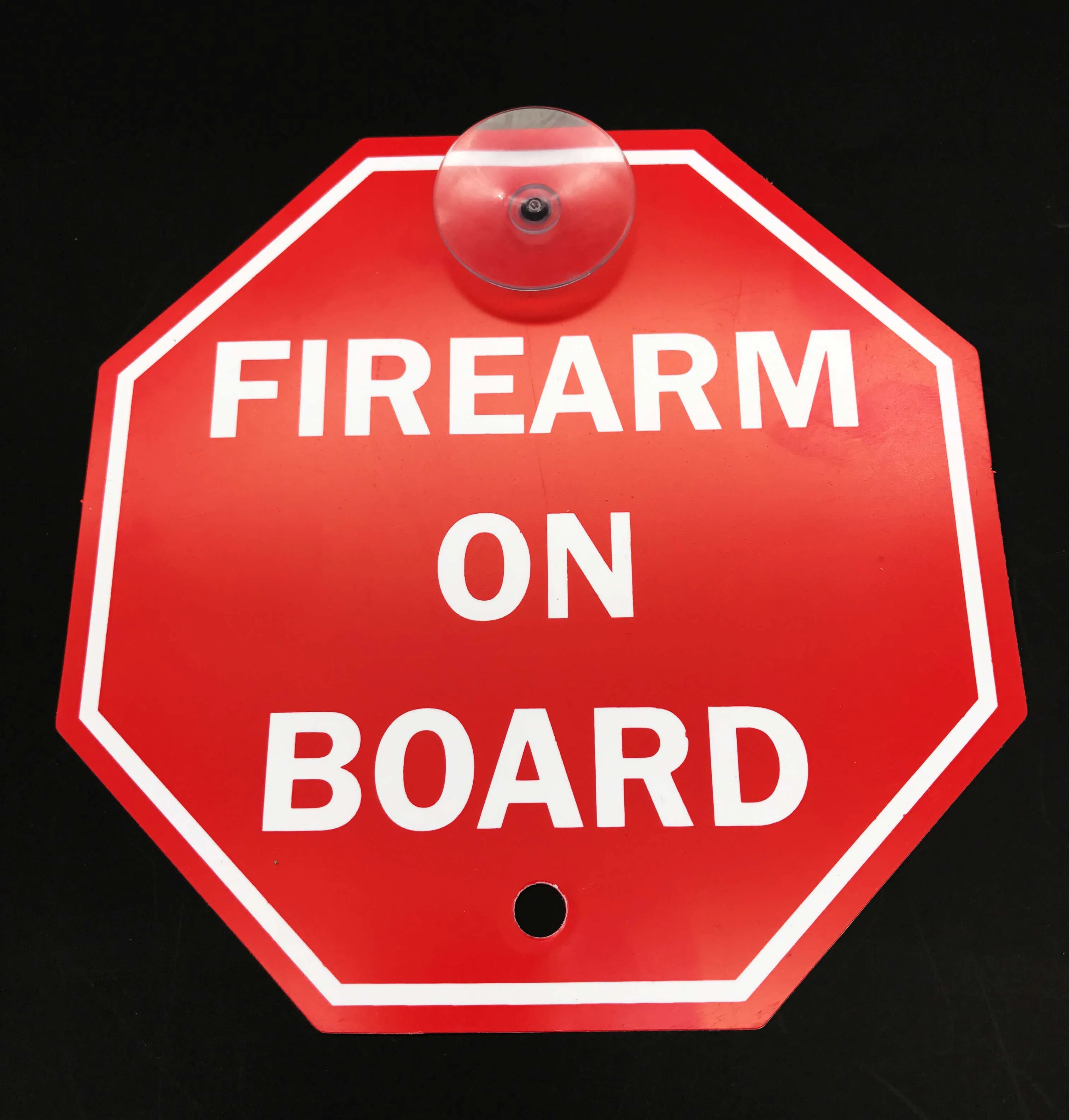 High Quality PVC Car Window Sign with Suction Cup