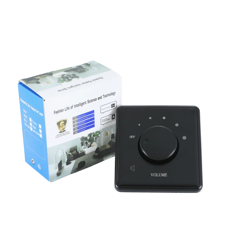 PA Audio Rotary Volume Control Switches For Public Address School Office Classroom In-Wall Stereo Loudness Controller Panel