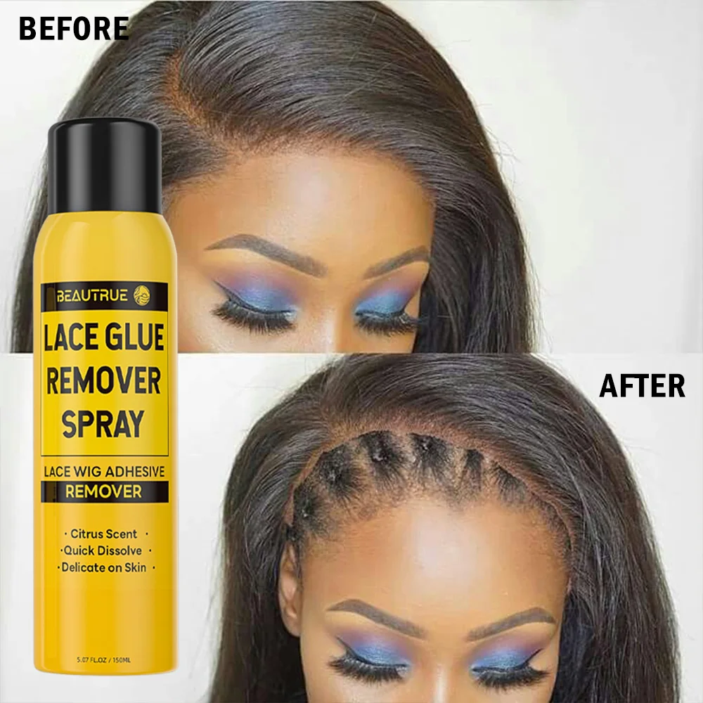 Free Sample 250mL 150mL 100mL 80mL Lace Wig Glue Remover Spray Waterproof For Adhesive Holding Aerosol Melt Remover Spray