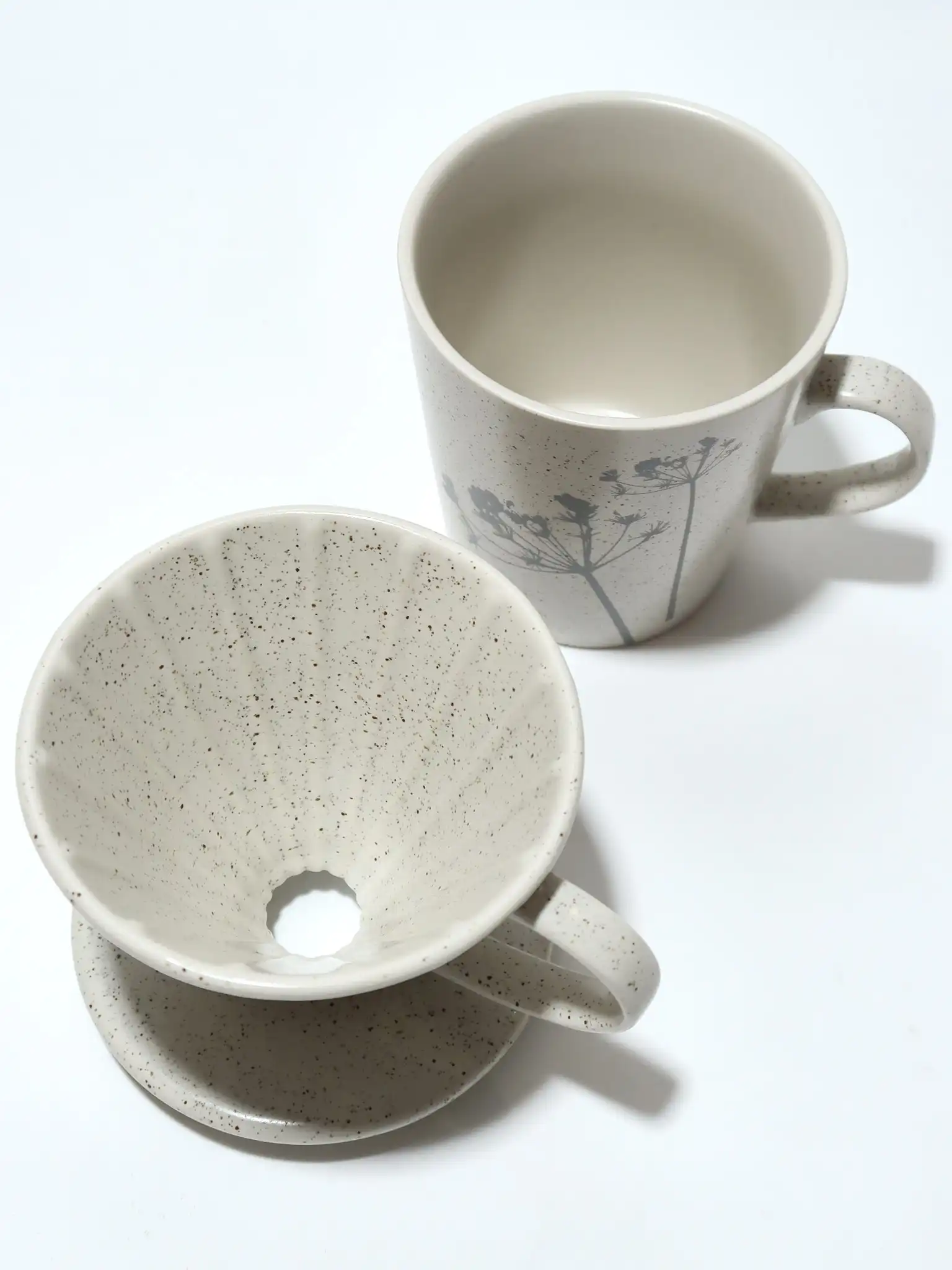 American Style Coffee Filter Pour Over Coffee Maker Custom Ceramic Coffee Dripper and Mug Set for Home & Office