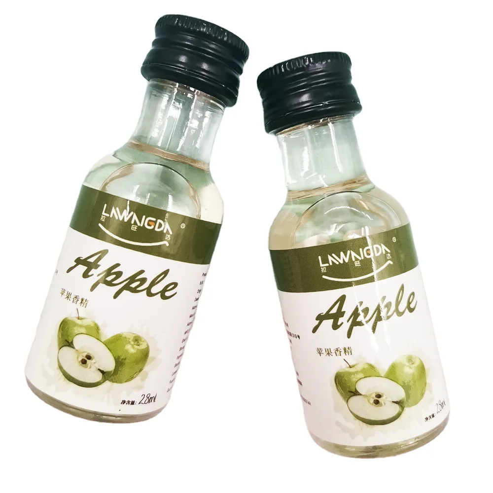 Amazon Hot Selling Home Baking Flavor 28ml Liquid Green Apple Flavouring Essence