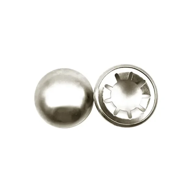 Stainless Steel Dome Capped Starlock Push On Fastener for Shaft