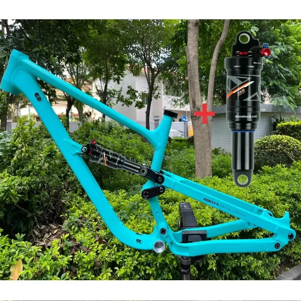 Customize 27.5/29in 148*12mm Thru Alxe Bike Frame Downhill Full Suspension Soft Tail Aluminum Alloy Frame
