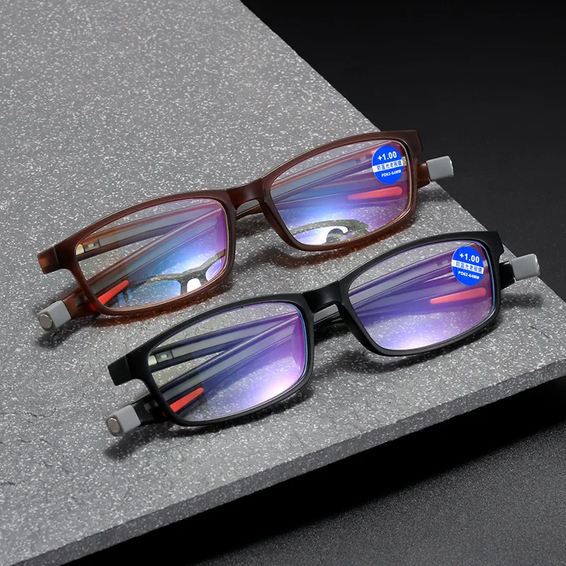 TR90 Portable Magnetic Reading Glasses anti blue light Computer Readers With Magnet For Men Women