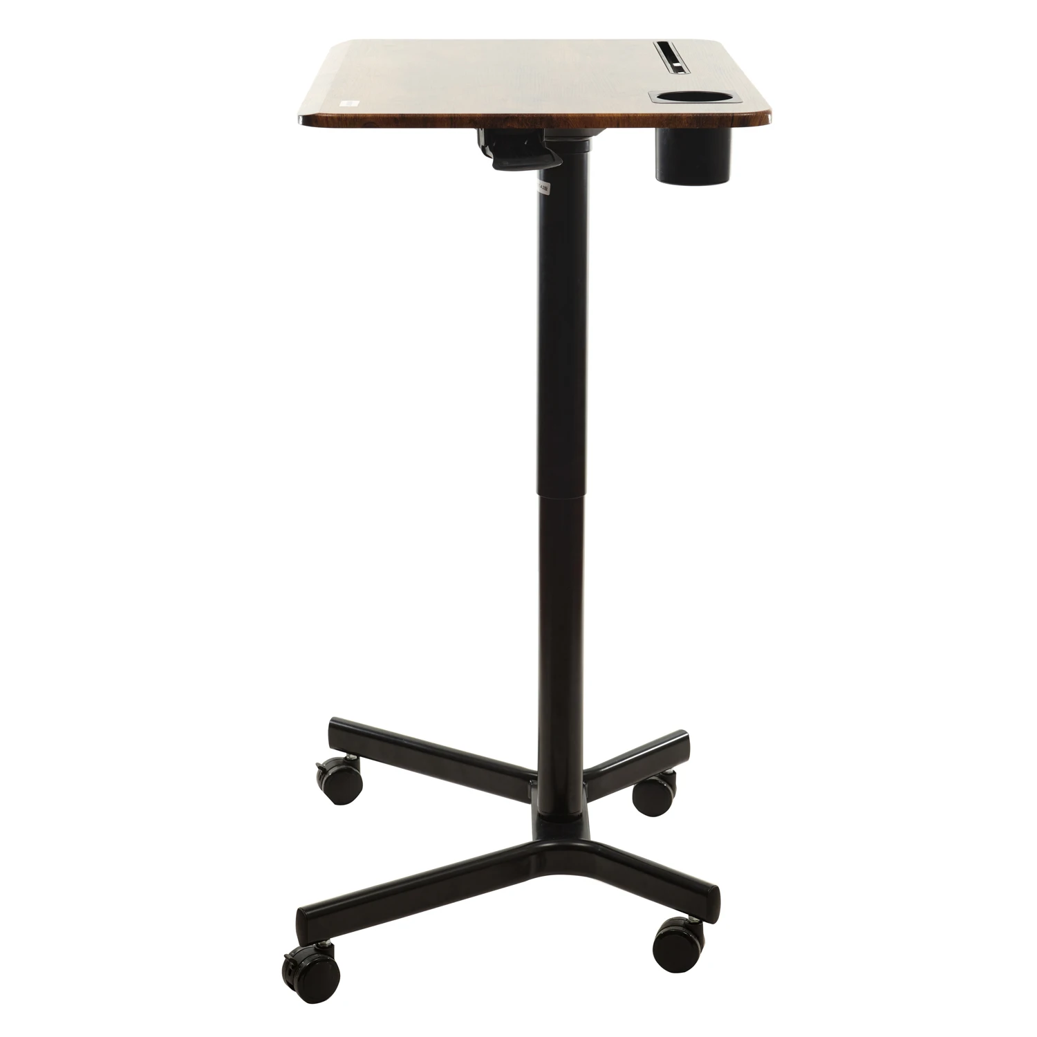 V-Mounts Mobile Laptop Desk with Cup Slot, Wheels with Brakes VM-FDS107-A2