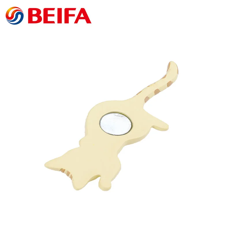 Украшение милые животные 3D Смола кошка хвост застрял холодильник магнит