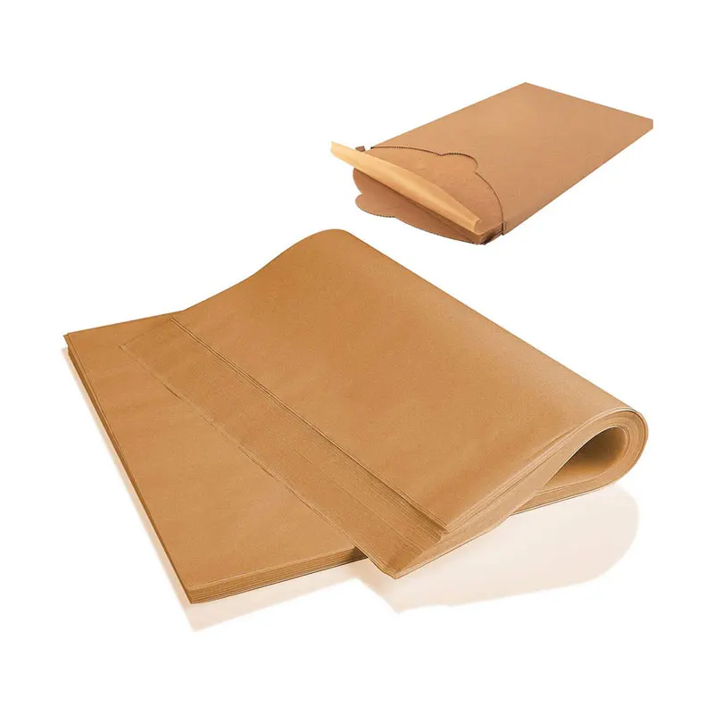 buy sheets food liner sheets brown bulk printed roll custom baking parchment paper
