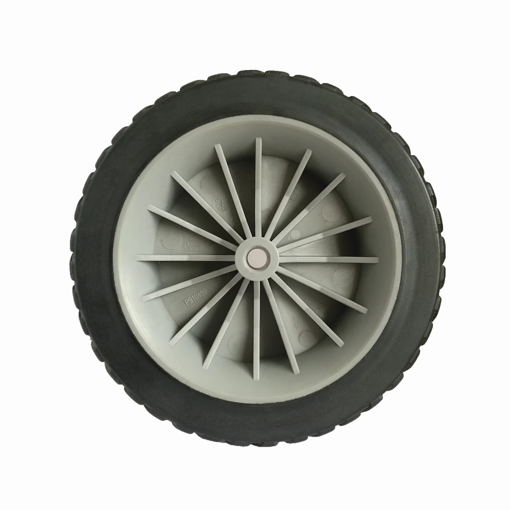 7 inch semi pneumatic wheels for tool cart, snowblower wheel, plastic cooler wheels