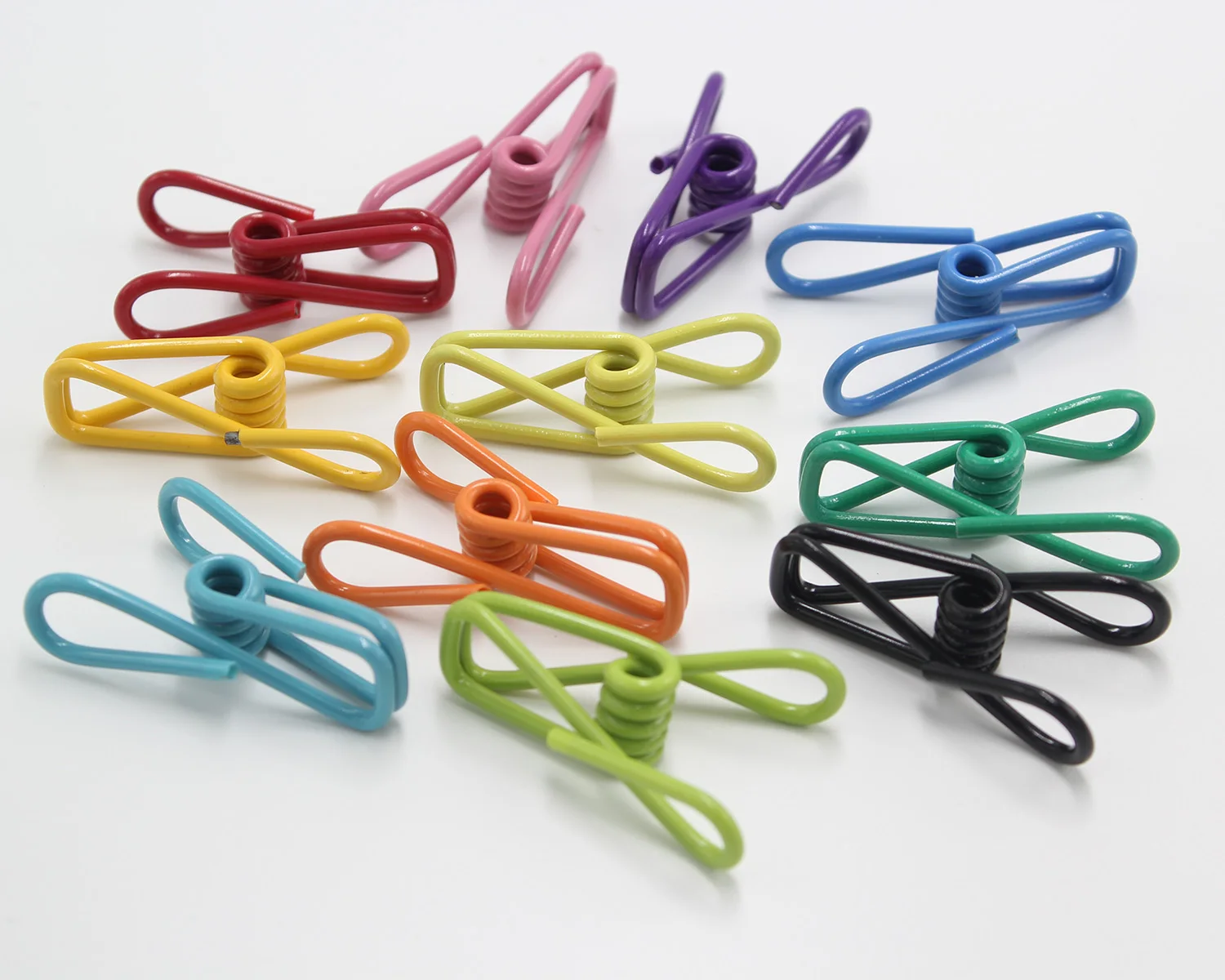 hook tie  wire rope plastic stainless steel metal PVC Coated  spring chip  Food and Snack Chip Bag Sealing Clips  pvc clip