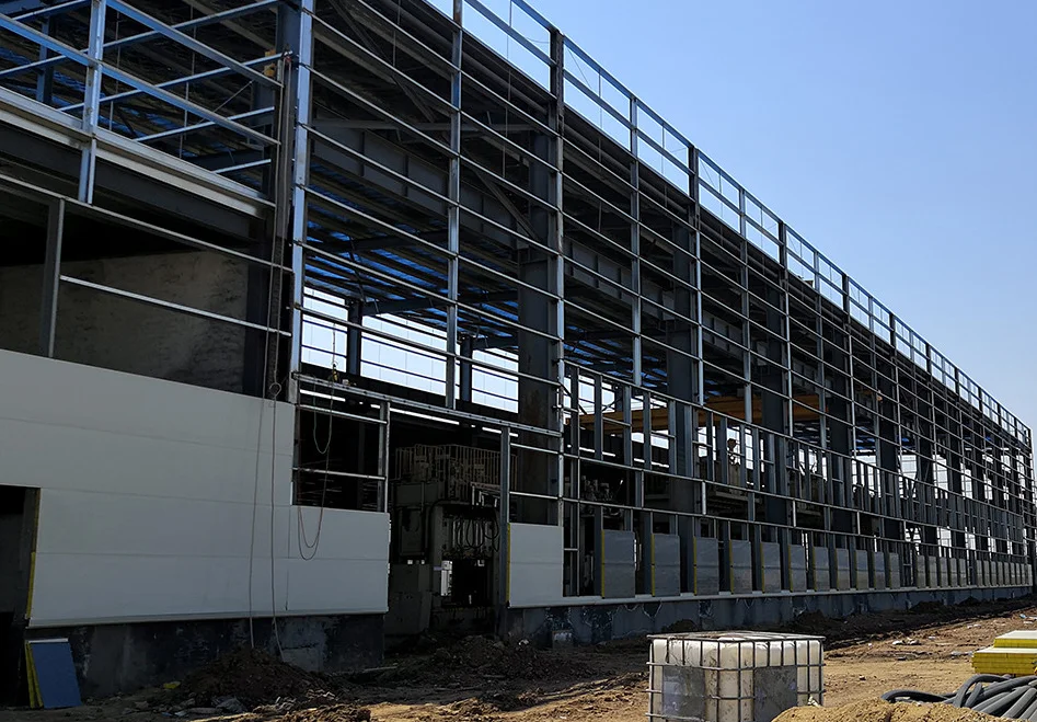 Pre Fabricated Warehouse Easy Construction Industrial Building China Fabricator Storage Warehouse