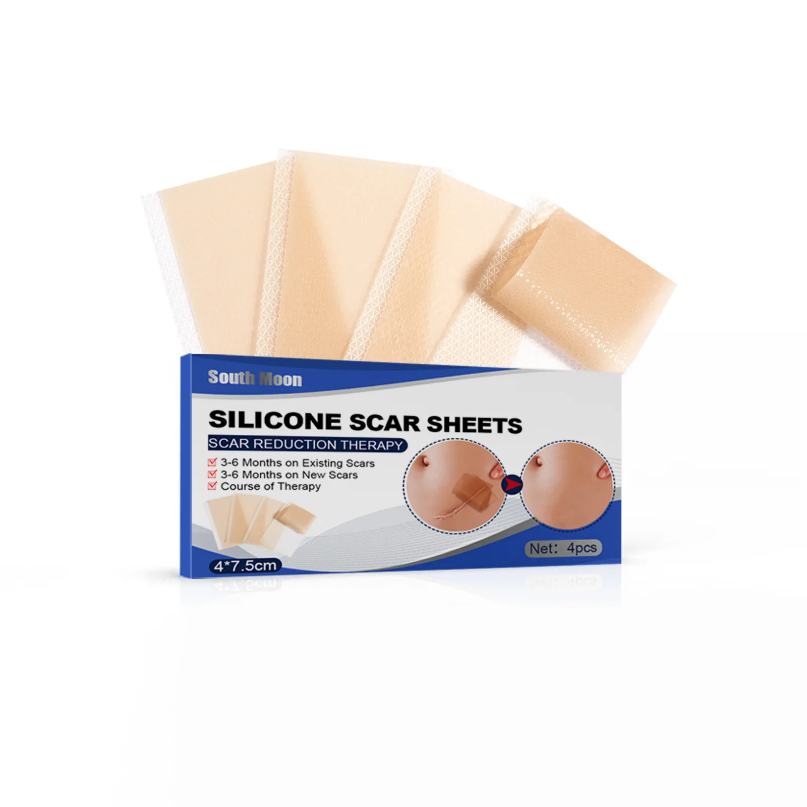 Professional Manufacture Cheap Silicone Patches Scar Removal Patch Silicone Scar Sheet