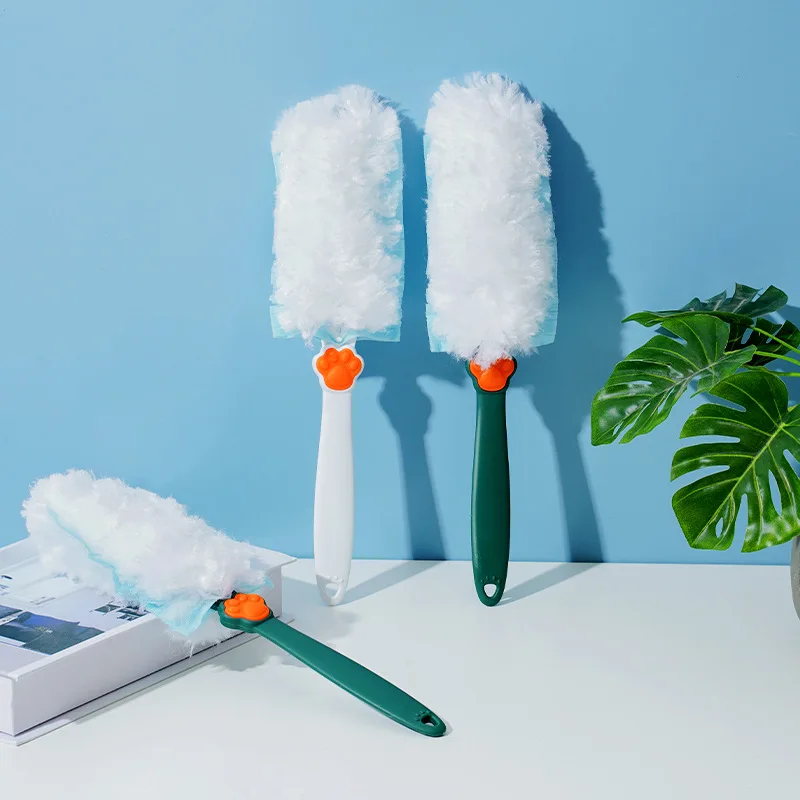 Disposable electrostatic duster household feather duster detachable cleaning brush dust cleaning dust cycling dust duster