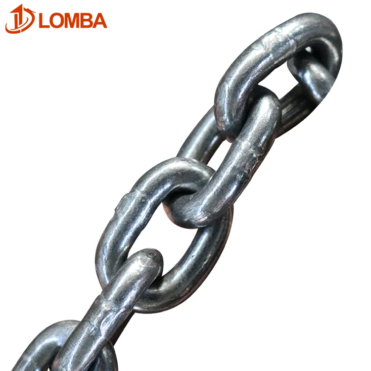 Заводская оптовая продажа высокое качество G80 цепь для погрузки из нержавеющей стали легированная сталь погрузочная подъемная цепь