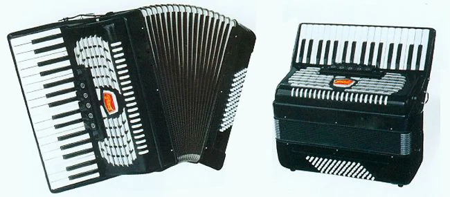  Tide Music piano accordion 34 treble keys 5 switches 72 bass