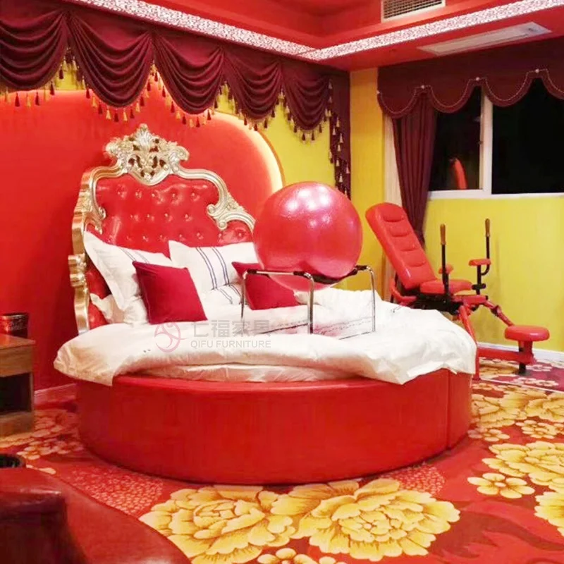 Роскошный Королевский размер вилла принцесса кровать для тематического отеля