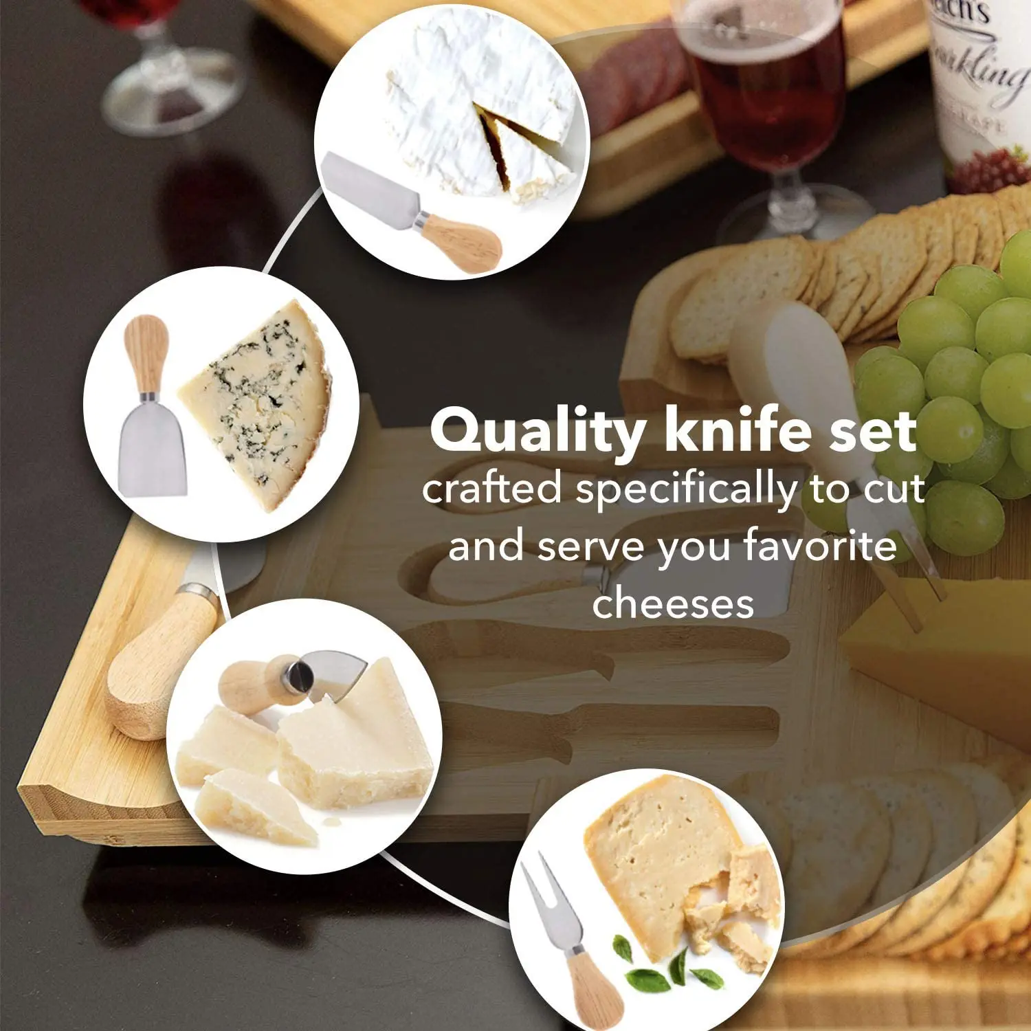 wooden cheese board