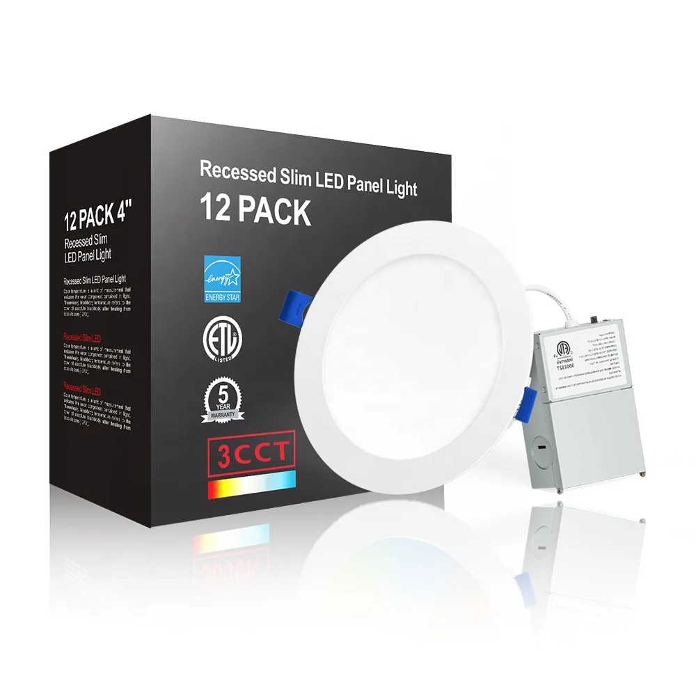Северная Америка плоские потолочные светильники для жилых помещений 6 дюймов 12 Вт тонкий светодиодный потолочный