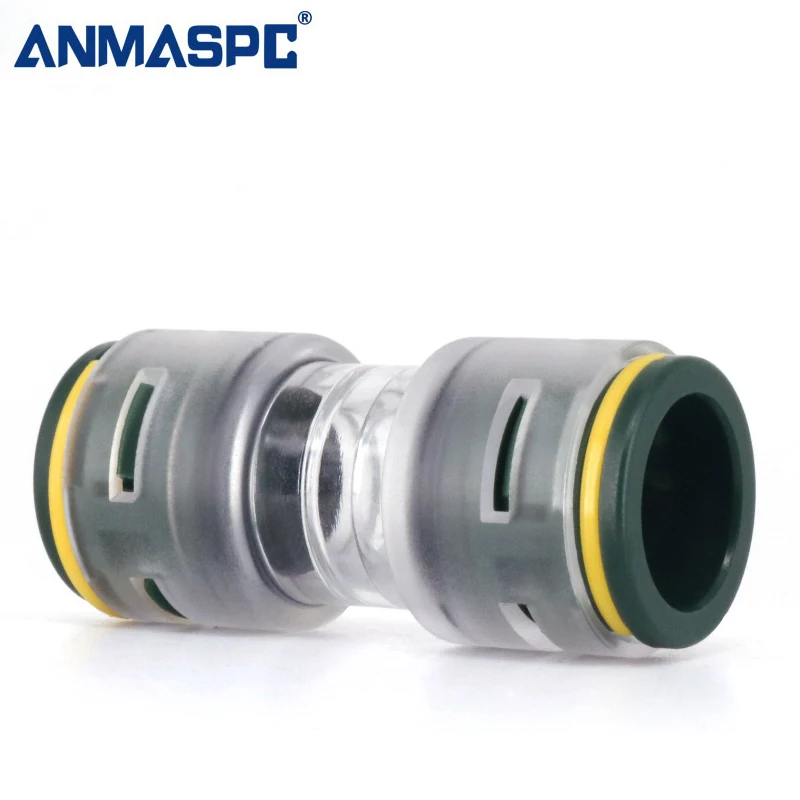 Transparent Microduct Straight Connector STR 14/10 Customization Air-blowing Push-fit Micro Duct Straight Connector