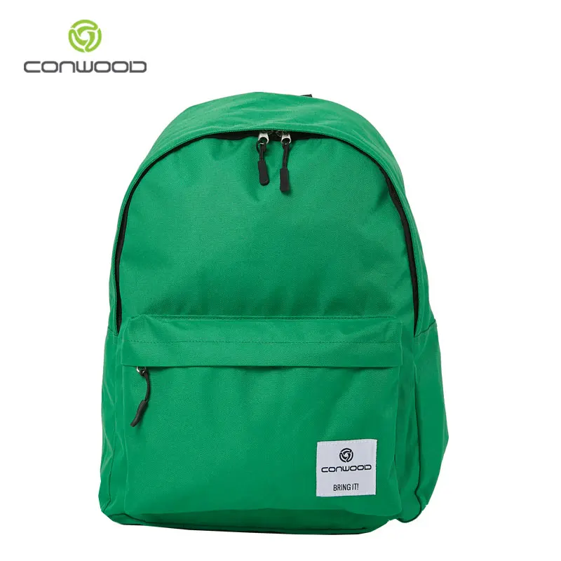 Back to School Рюкзак из полиэстера для девочек и мальчиков с застежкой-молнией и мягкий на ощупь, ниже 20 литров внутреннее отделение Физиологическая кривая назад conwood