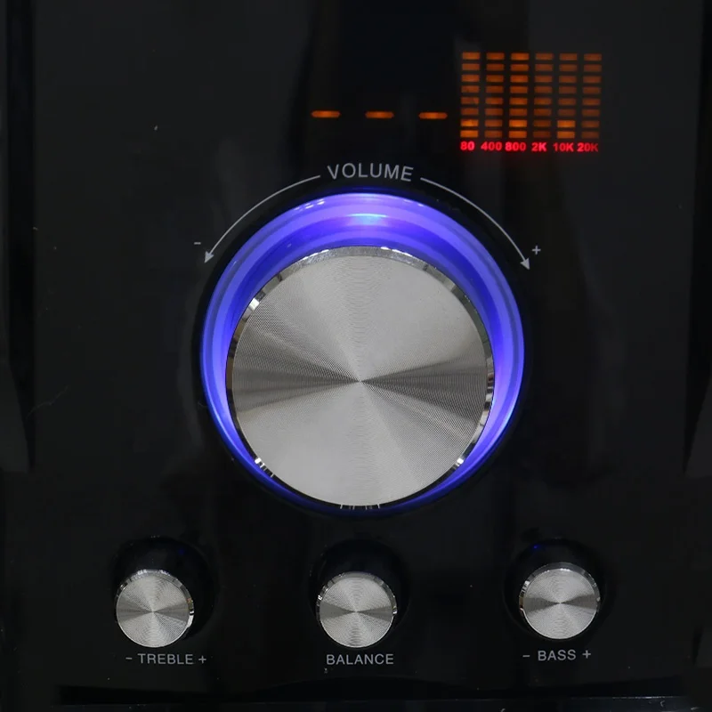 RHM высококачественный 2,1 супер басовый динамик с диско-подсветкой