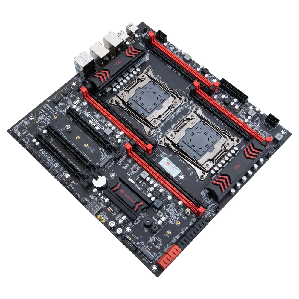 X99 T8D dual processor motherboard LGA2011-3 DDR3 desktop pc gaming E-ATX motherboard