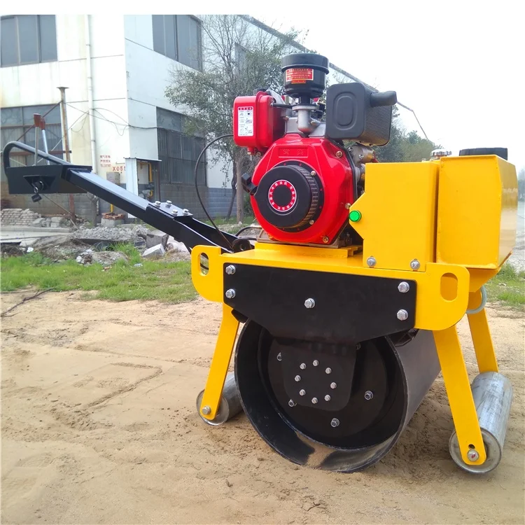 330kg 550kg 650kg 800kg hand held mini road roller compactor single double drum road roller machine