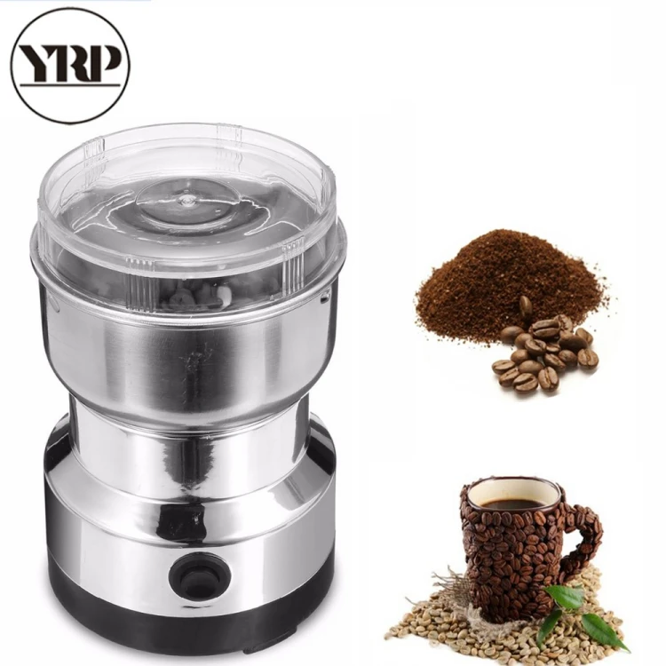 
Multi-functional EU Plug Electric Mini Stainless Pepper/Herbs/Spices/Nuts/Grains/Coffee Bean Powerful Mill Grinder Machine 