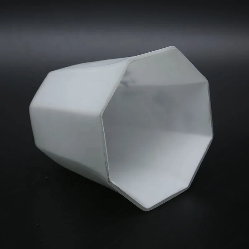 Round or Square Fabric Lampshade Anti-Glare White Body Glass Material for Table or Wall Lamp in Hotels