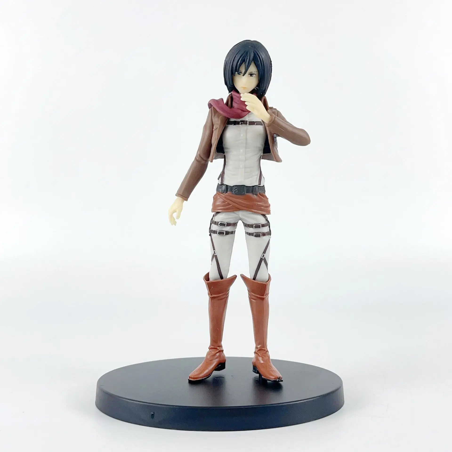 Attack on Titan Eren Jager Mikasa Ackerman Anime Vinyl Figurine Doll Action Figure Toys Collection Model Gift