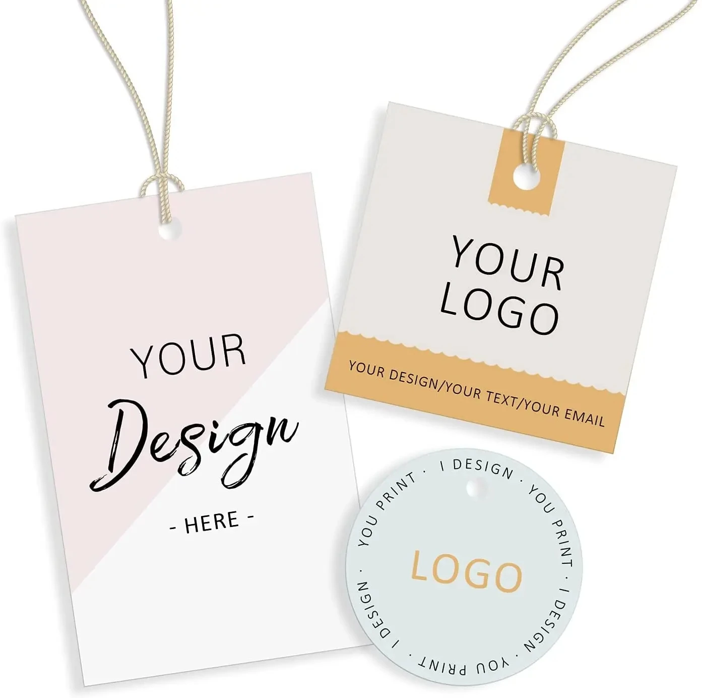Hang Tag Garment Tee Shirt Clothing Brand Logo Paper Factory Custom Luxury Greeting Card Wedding Paper and Cardboard Printing