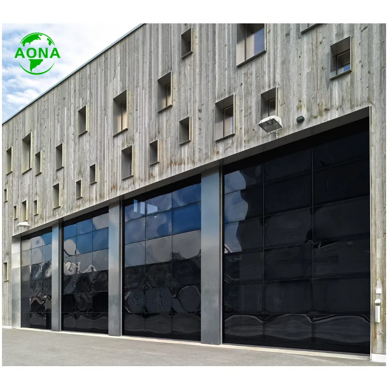 Automatic Vertical lifting Sliding Overhead Sectional Industrial Garage Warehouse Gate Door with Insulated Panel