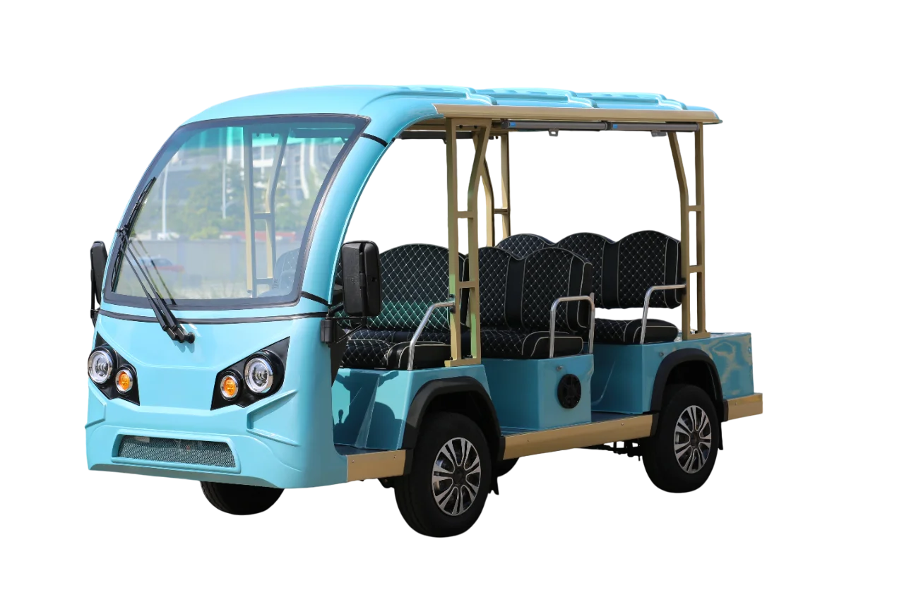 8seat 11seat Sightseeing shuttle Bus Color can be customized