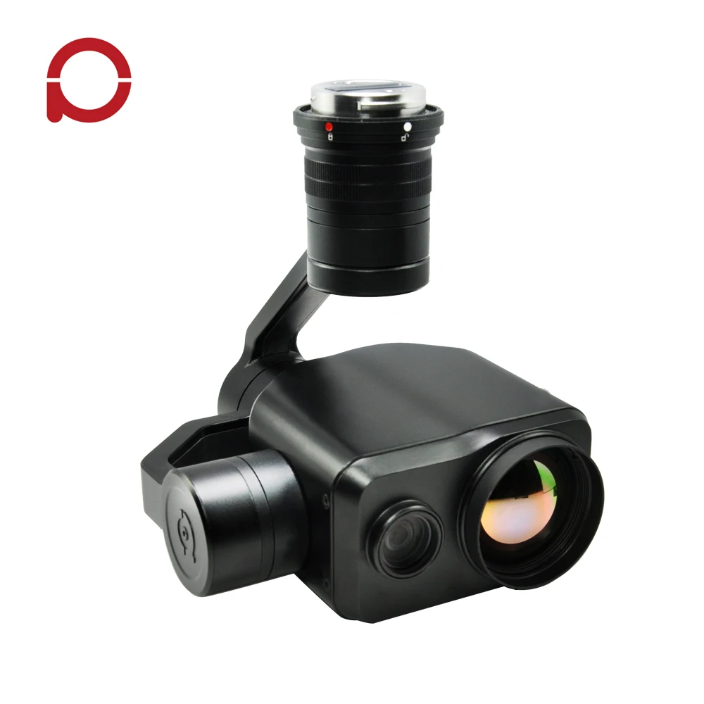 
Viewpro 10X optical Zoom 35mm Thermal UAV Gimbal Track Drone Kamera Q / Z10TIR-35 with video data transmitter optional 