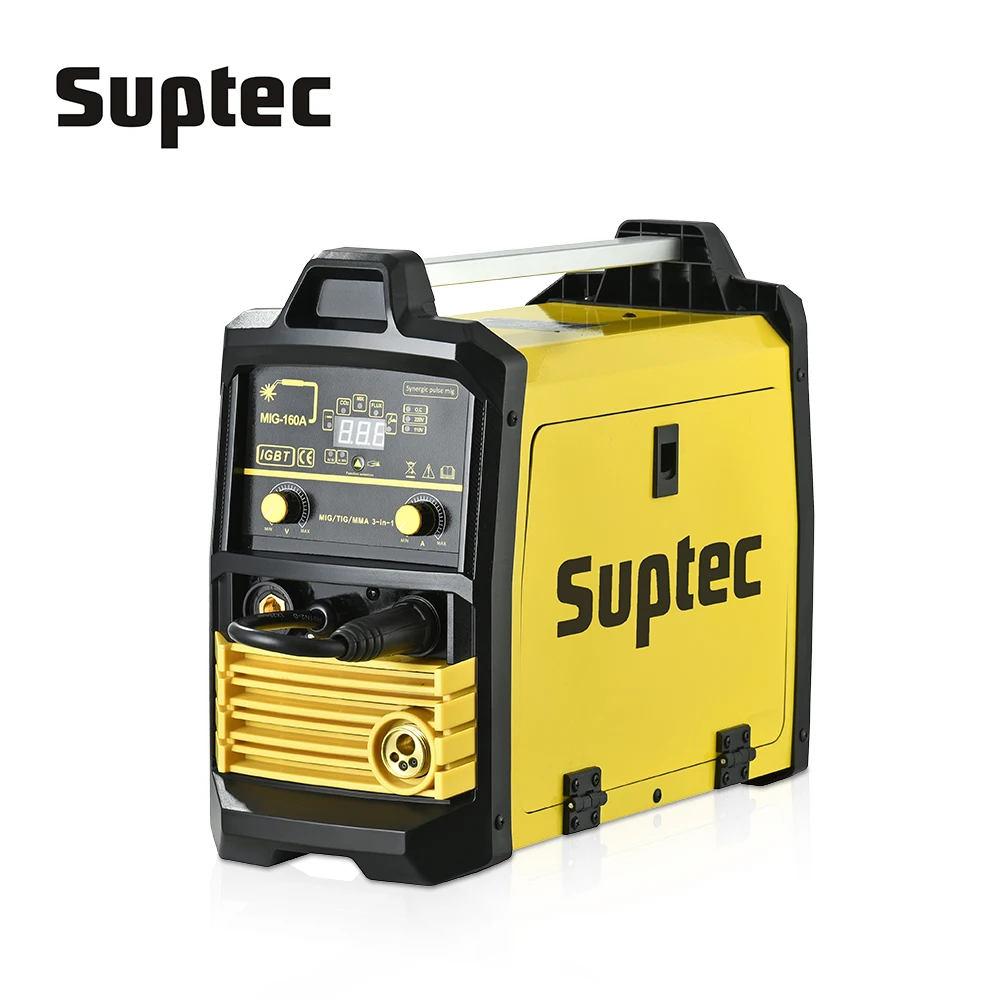 SUPTEC portable mini aluminum synergic pulse mig welder 250 with spool gun