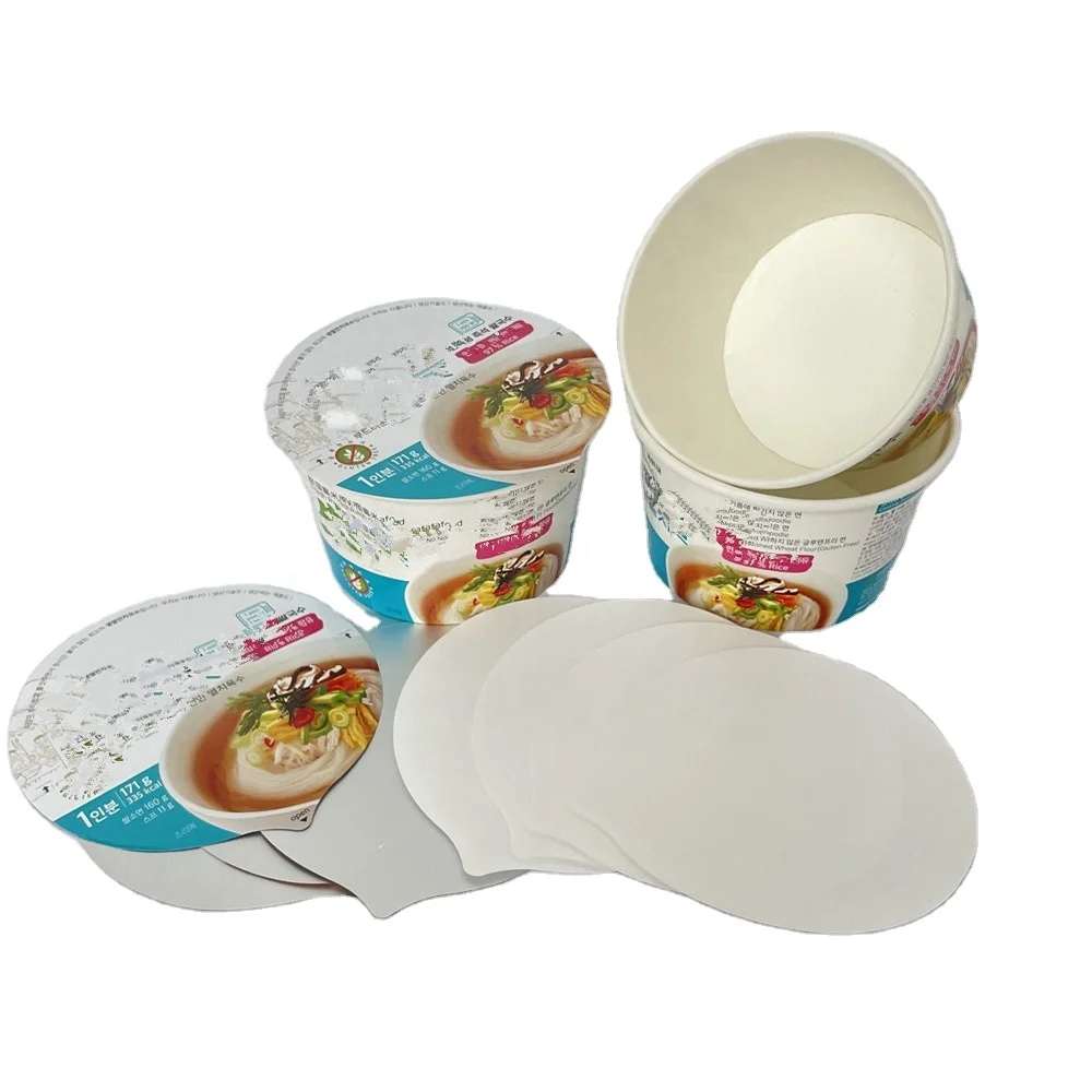 Factory insulated double wall instant noodle packaging cups ramen bowls with sealing lid