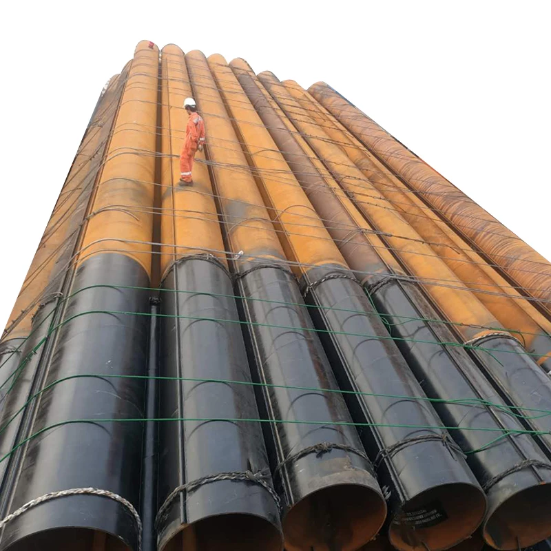 Tianjin xinyue API carbon welded steel pipe and tubes with 3PE coating spiral welded steel pipe ssaw for construction