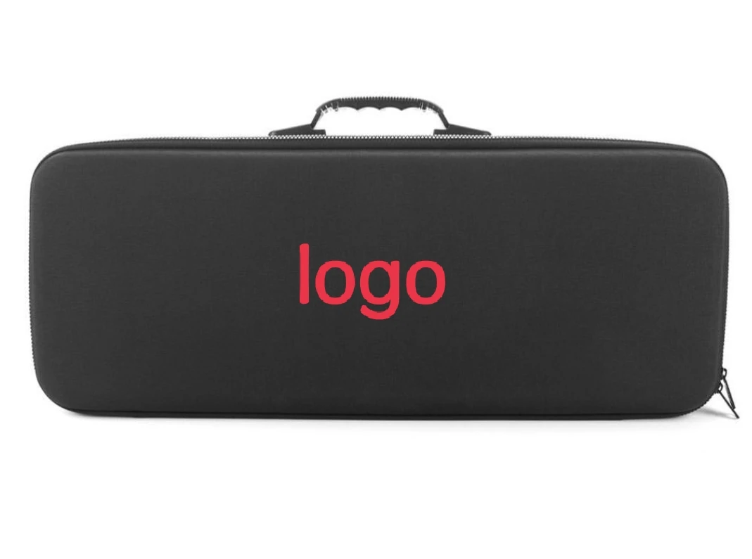 
premium quality lightweight hard shell mechanical keyboard accessory EVA zipper carrying case with portable foam cutting 