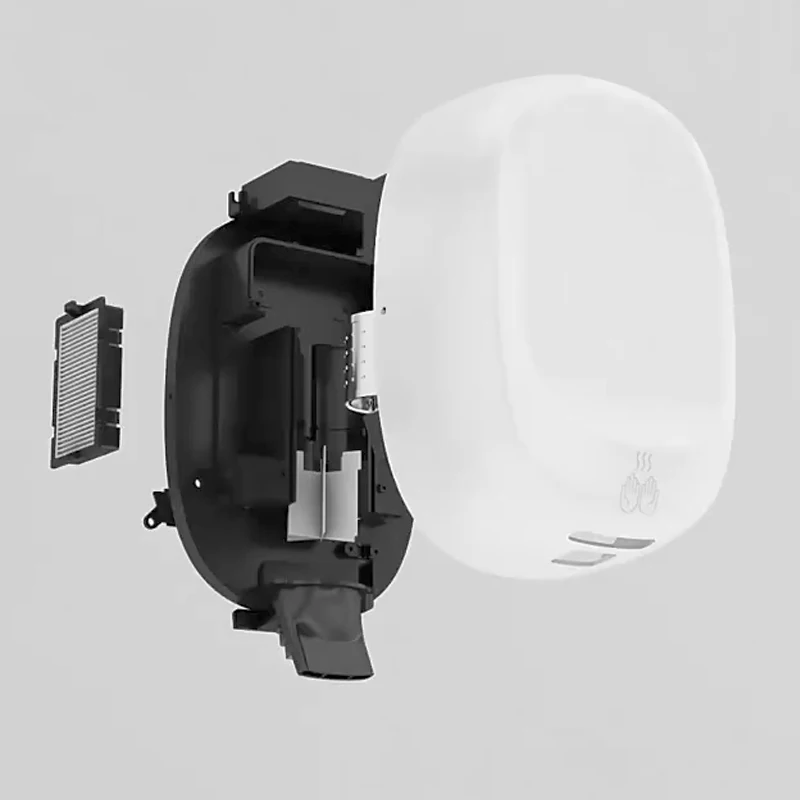 New Powerful Hand Dryer Compact Model High Speed Automatic Jet Hand Dryer Cheap Commercial Hand Dryers With HEPA Filtered