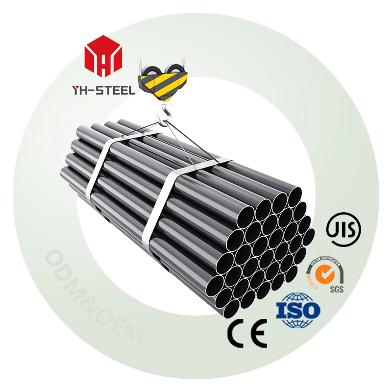 Q235B 304 Stainless Steel round Pipe Hot Dipped Galvanized ERW Welding Cutting Bending Punching 2B Surface Finish Seamless Type