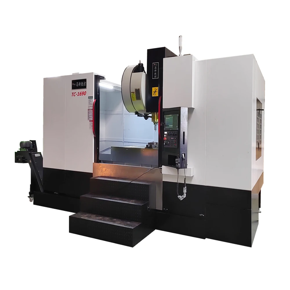 Китай завод cnc вертикальный обрабатывающий центр с ЧПУ машины TC-1690 характеризующийся высокопрочными конструкциями фрезерный станок Vmc