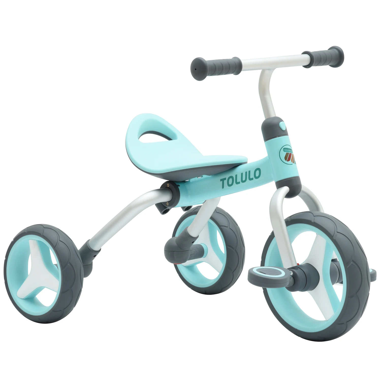 Simple Style Children Baby 3in1Tricycle 3 Wheels Aluminum Walkers Ride on Toy Boy Trike for Toddler Kids Balance
