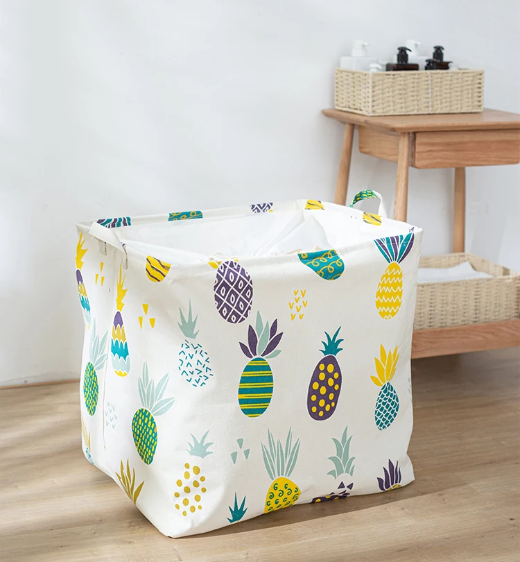 Hot selling concise bundle storage basket Large household organizer bag waterproof folding manufacturers