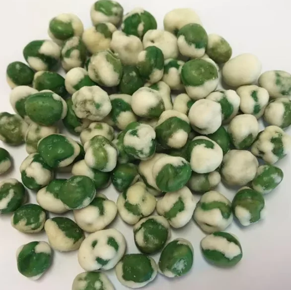 Halal White Wasabi Flavor Green Peas Wholesale Price Snacks