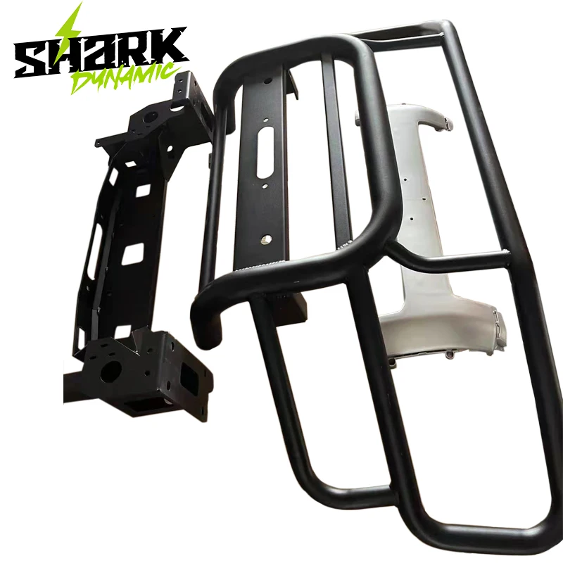 front bumper Guard for land rover defender 2021 accessories Universal matt black Winch Bumper bull bar