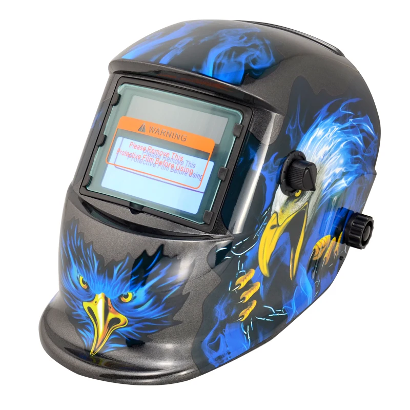 TRQ Auto Solar Welding Mask  Welders Mask Arc Tig Mig Grinding Solar Powered soldering Tool Accessories