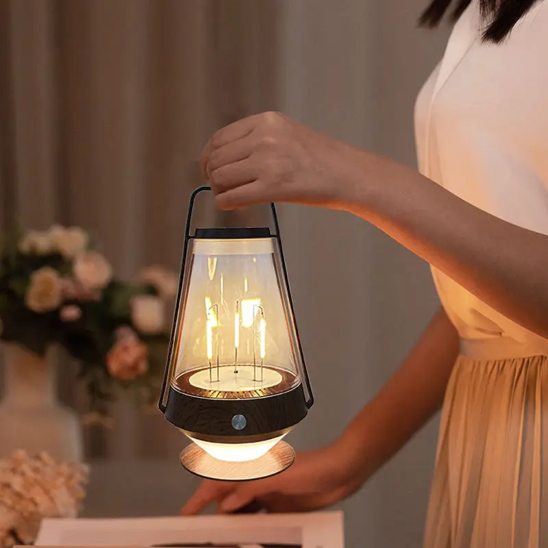 Garden Path Lawn Cordless Outdoor Rechargeable Table Lamps Portable Touch Home Decor Camping Lantern lamps Battery Wireless
